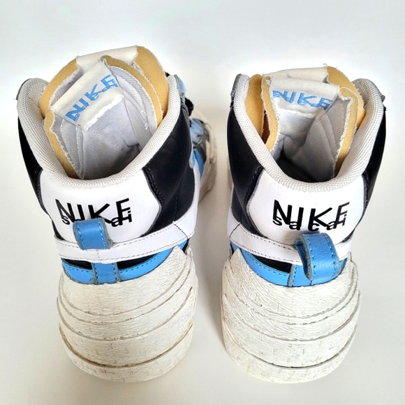 Nike Blazer Mid - Sacai White Black Legend Blue - Picture 7 of 15
